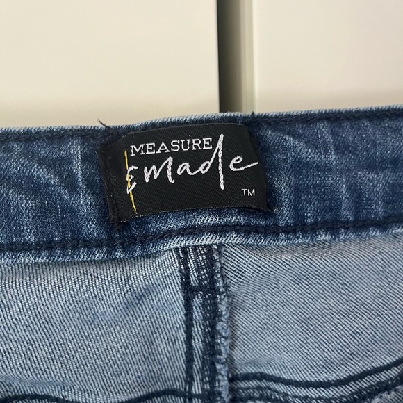 Measure and made blue jeans size 16 fit 2 - like new - Picture 5 of 6